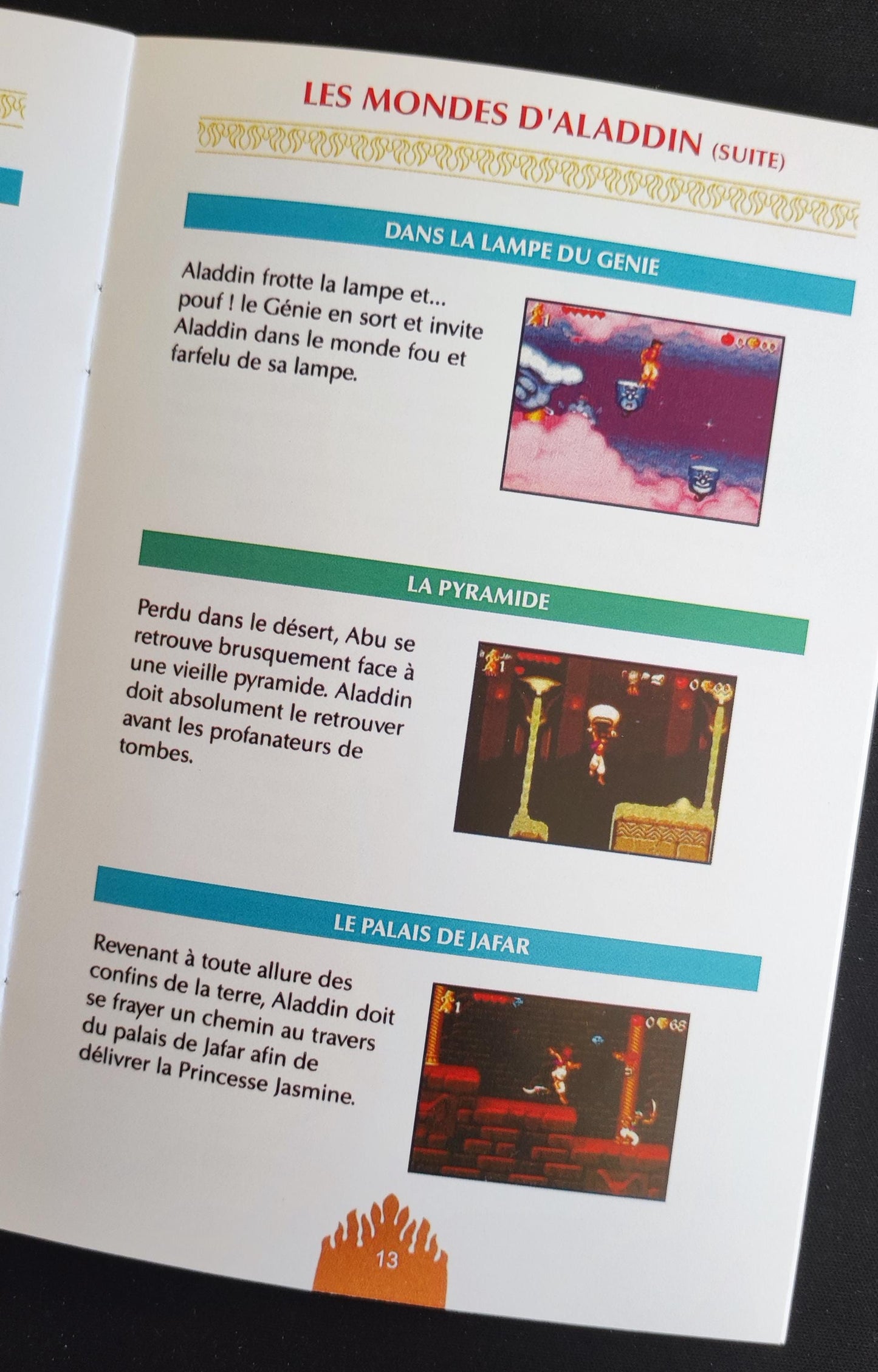 Notice Aladdin SNES - Français -