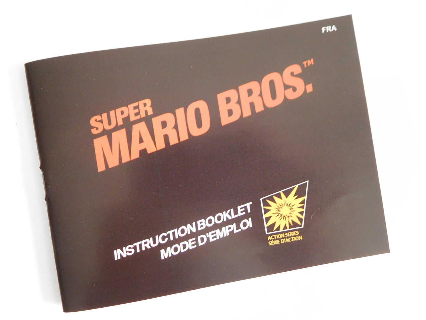 Notice Super Mario Bros. - ASD - NES - Français/Anglais -