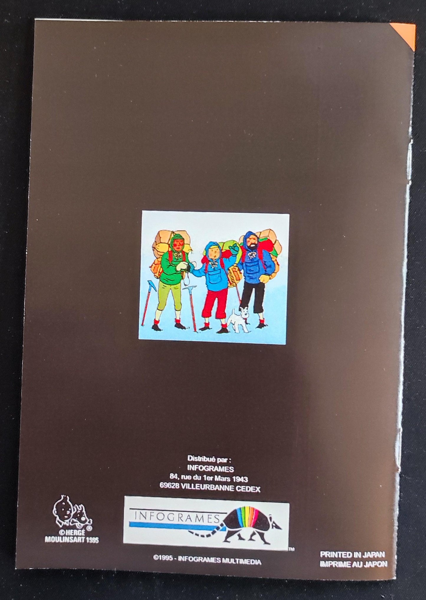 Notice Tintin au Tibet - SNES - Français -