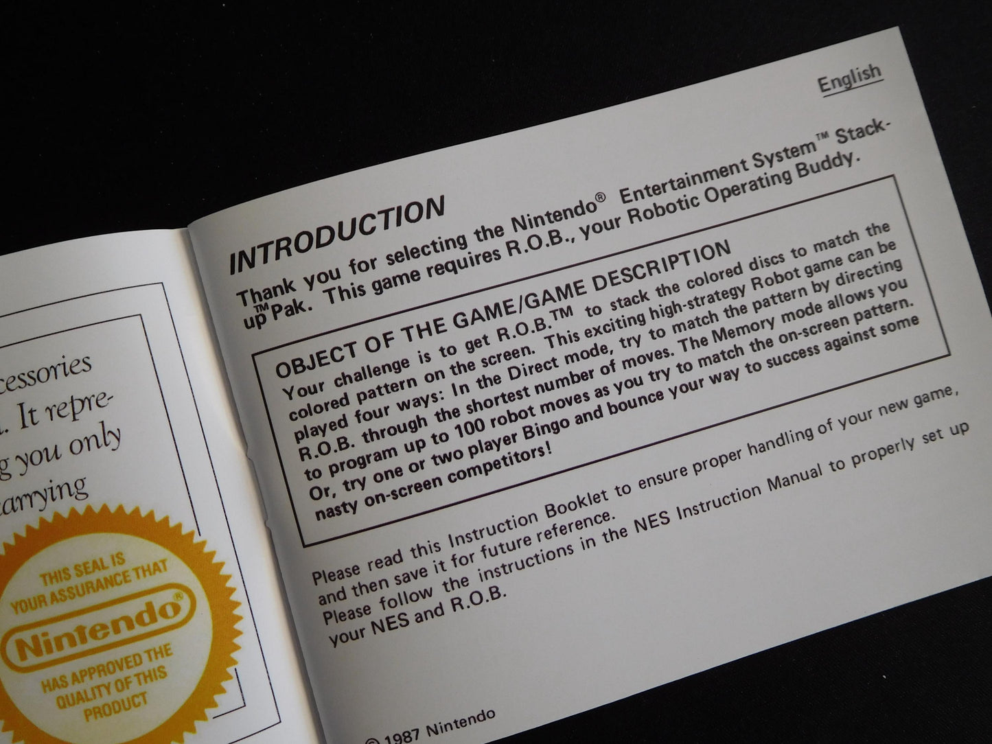 Notice Stack-Up - ASD - NES - Français/Anglais -