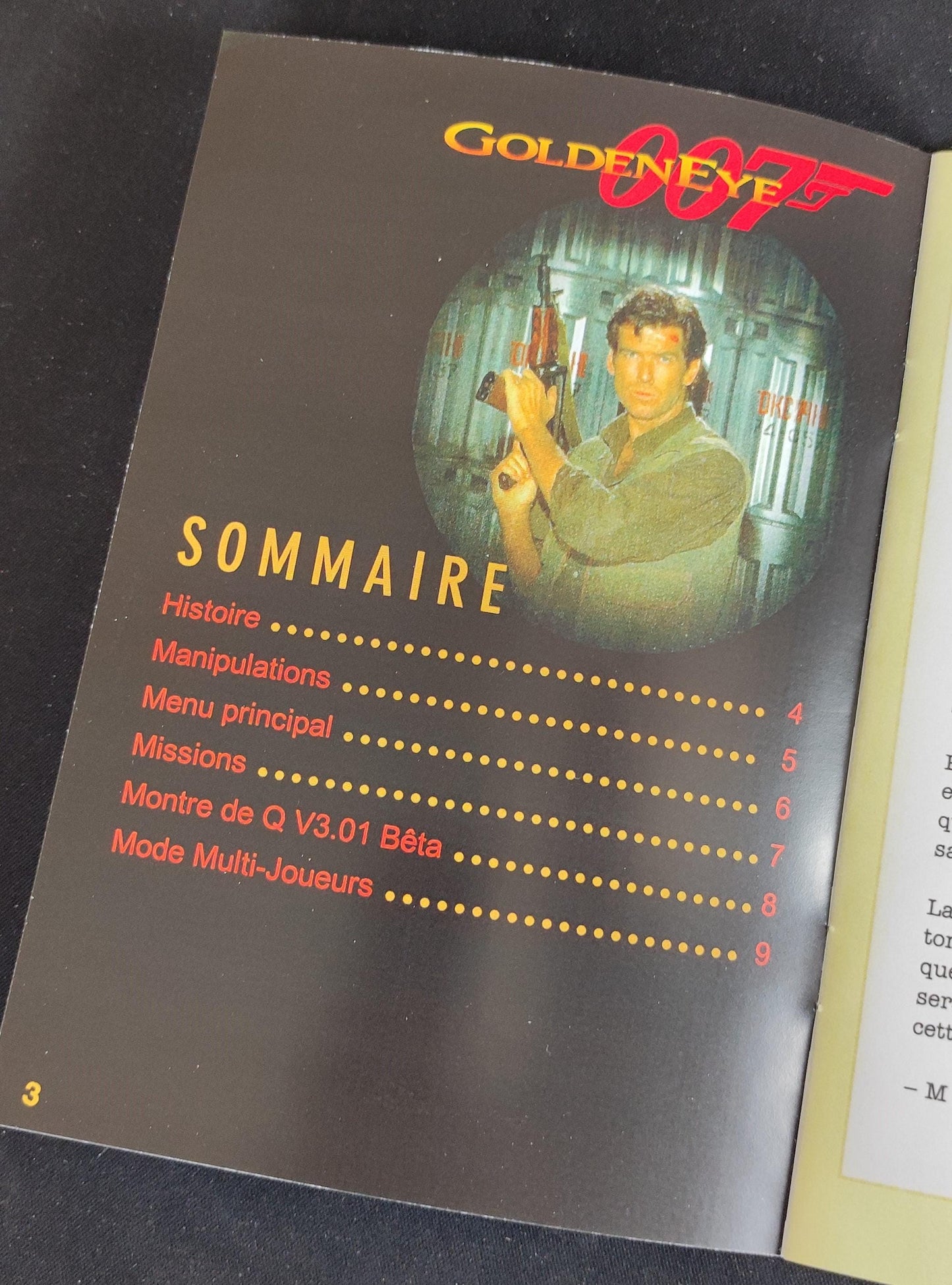 Notice GoldenEye 007 - N64 - Français -