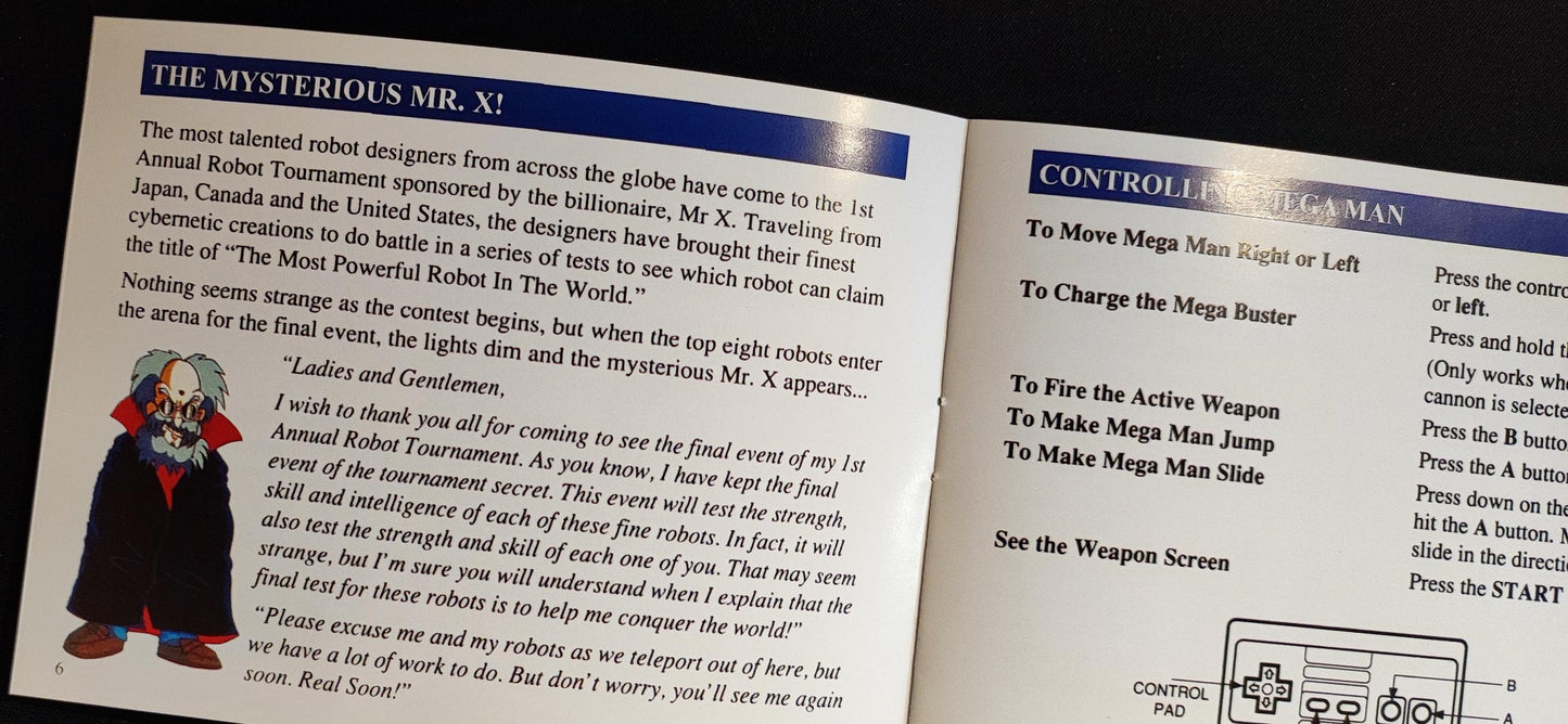 Notice Megaman 6 - NES - Anglais -