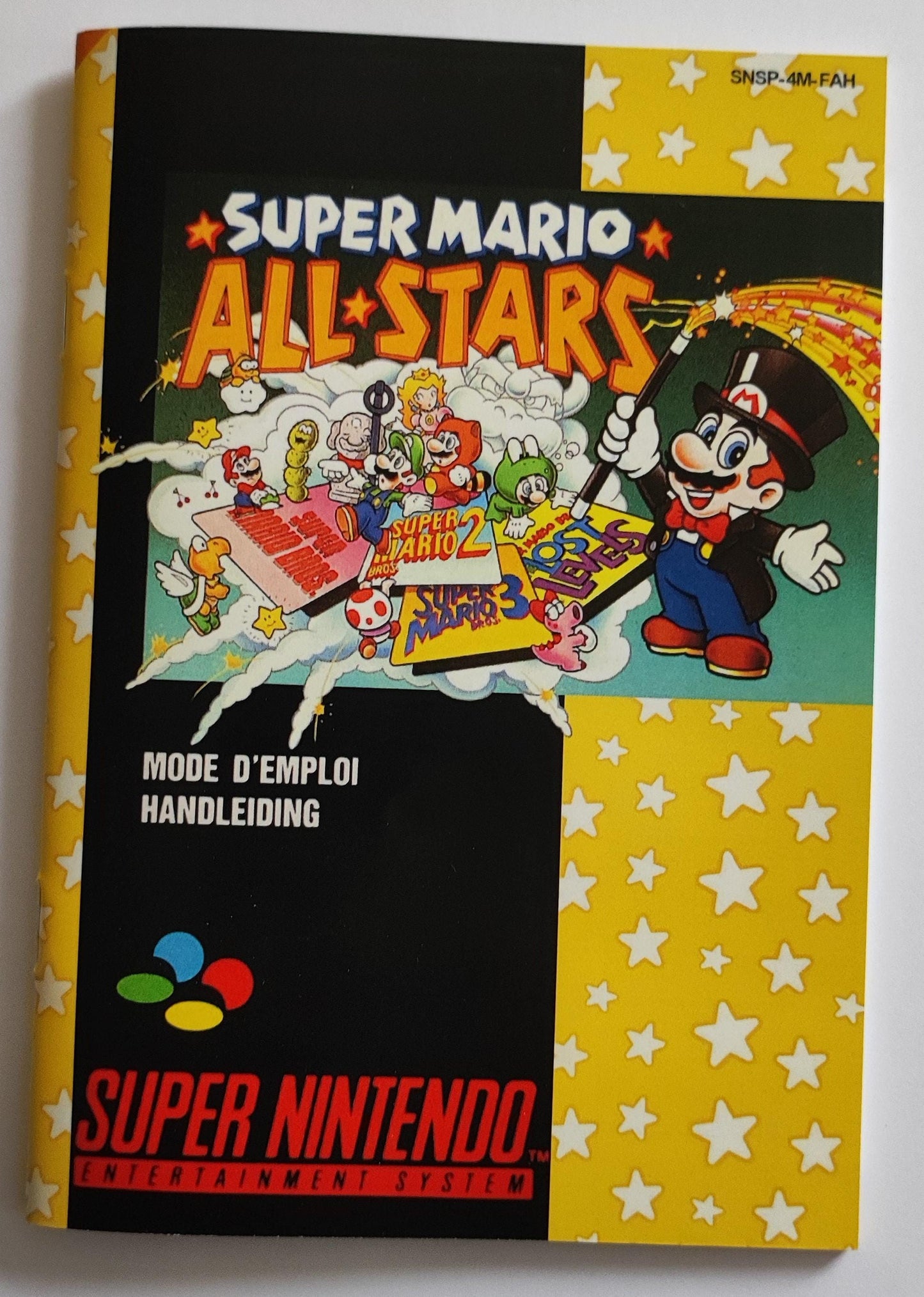 Notice Super Mario All-Stars SNES - Français -