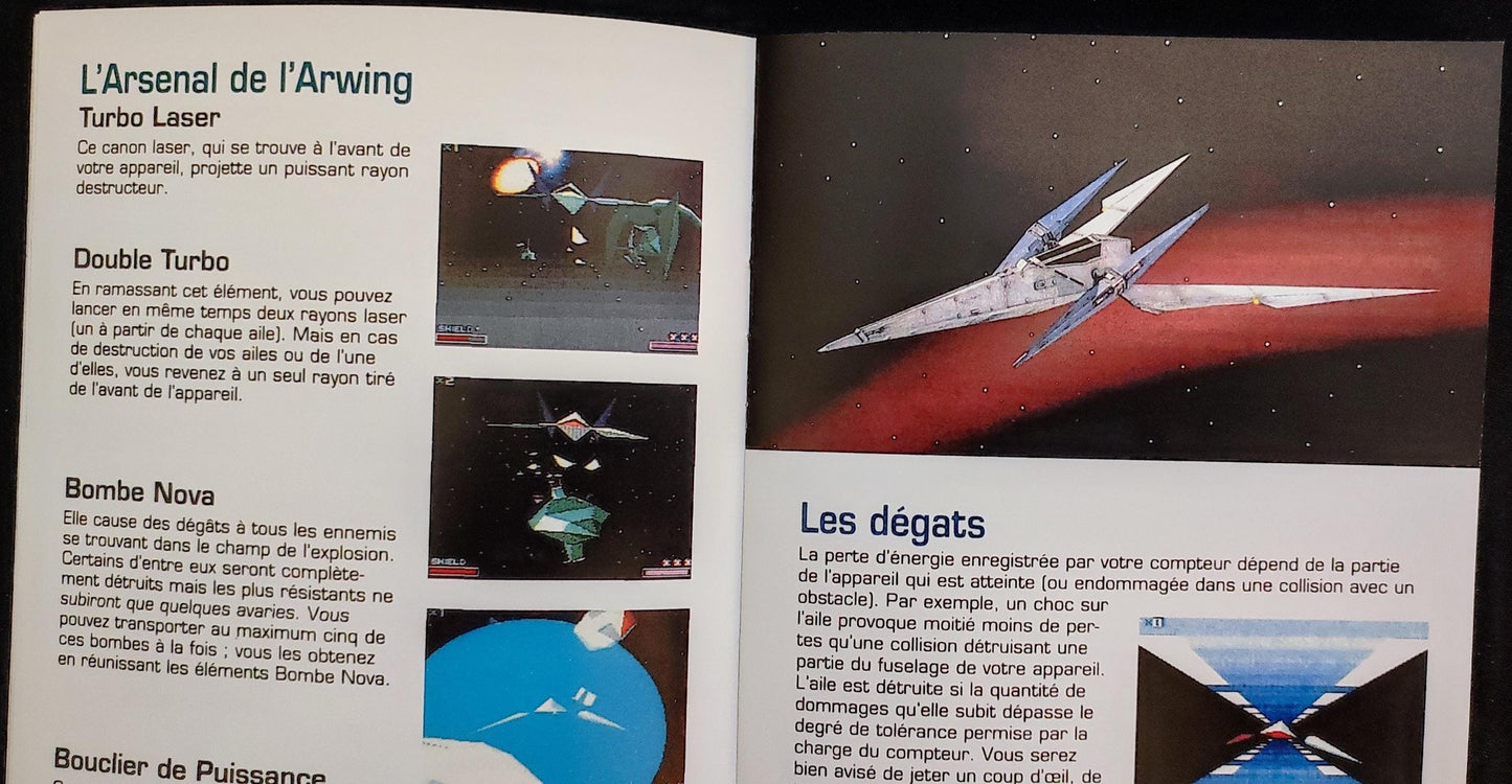 Notice Starwing - SNES - Français -