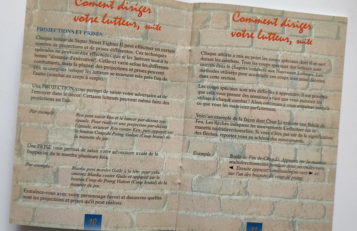 Notice Super Street Fighter II: The New Challengers SNES - Français -