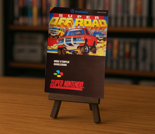 Notice Super Off Road - SNES - Français -
