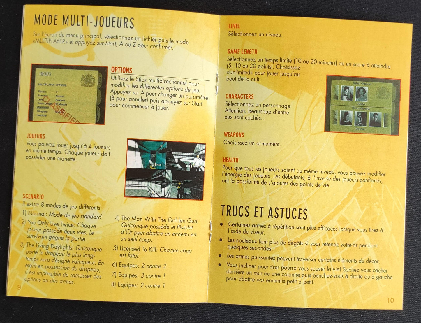 Notice GoldenEye 007 - N64 - Français -