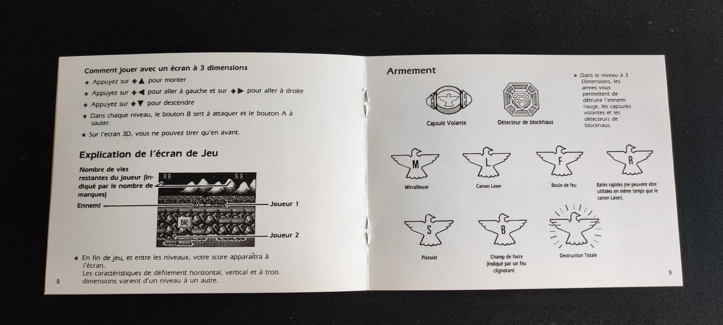 Notice Probotector NES - Français -