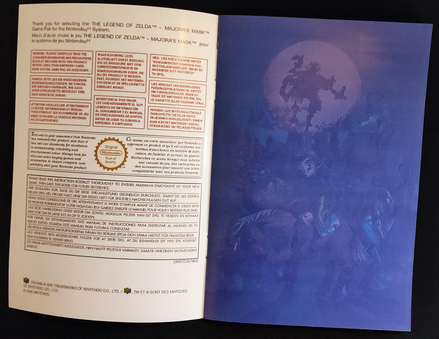 Notice The Legend of Zelda: Majora's Mask - N64 - Français -