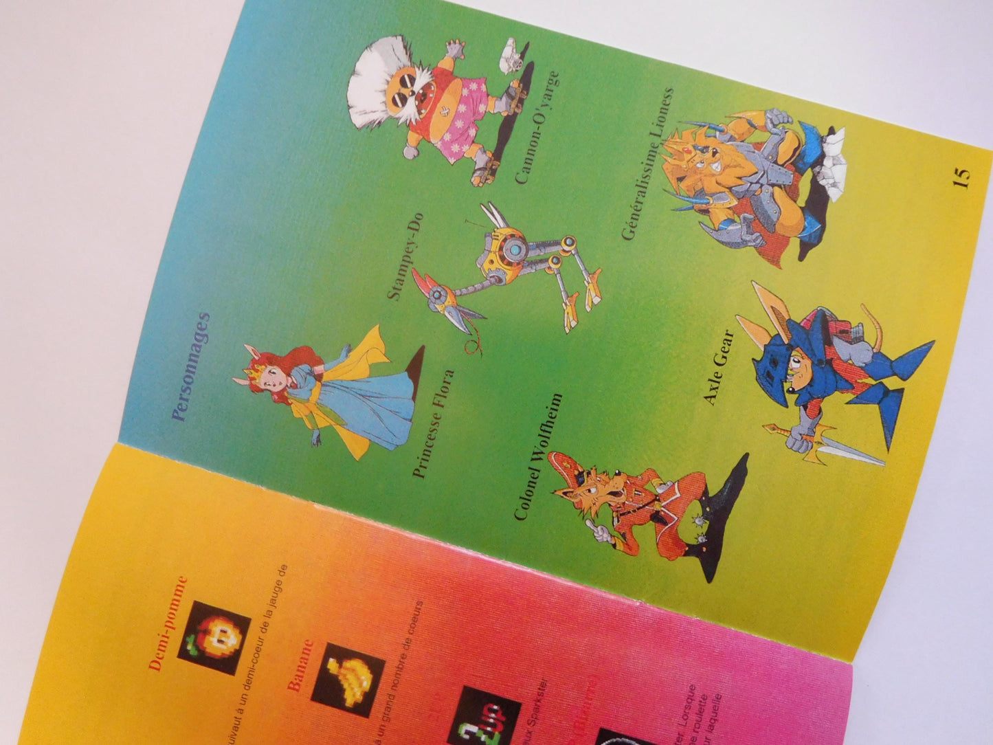 Notice Sparkster - SNES - Français -