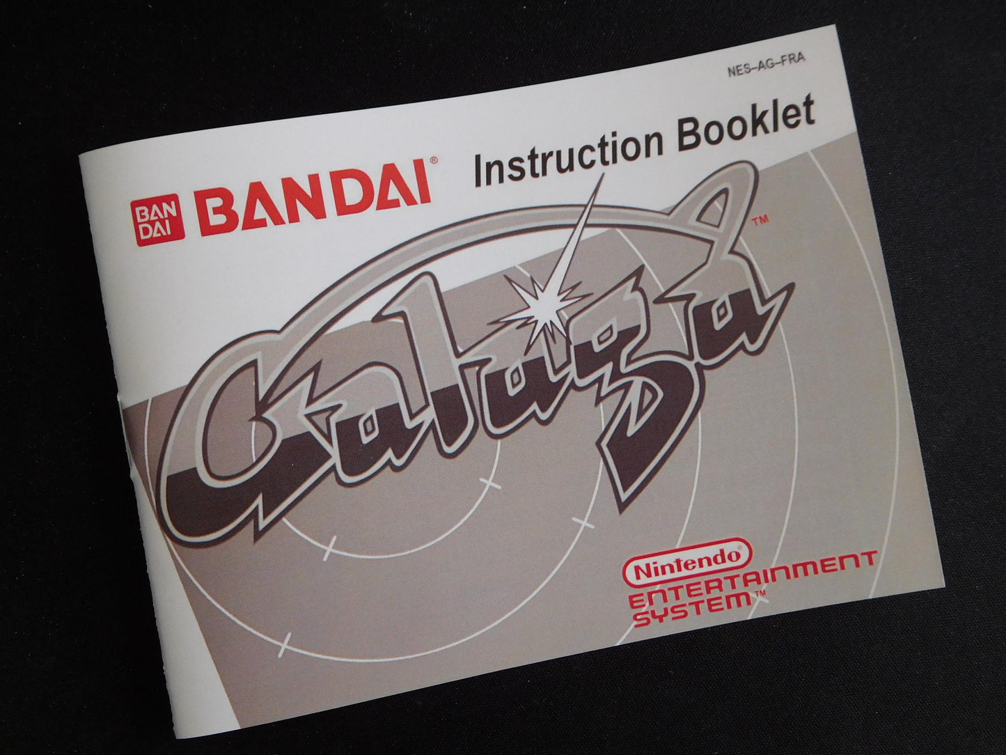 Notice Galaga - NES - Français -