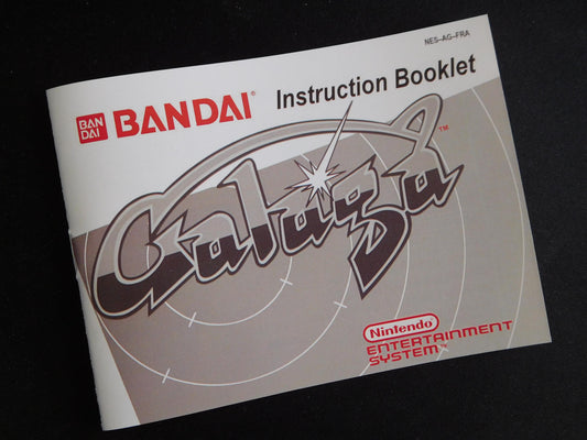 Notice Galaga - NES - Français -