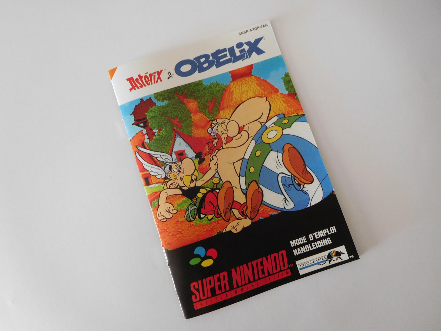Notice Astérix & Obélix - SNES - Français -