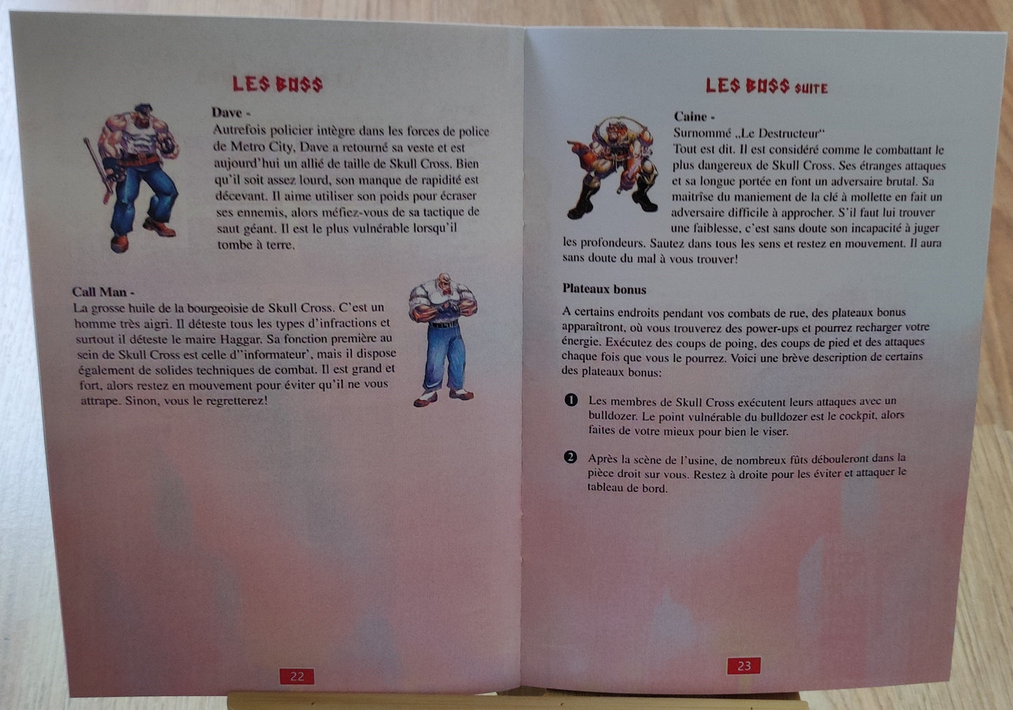 Notice Final Fight 3 SNES - Français -