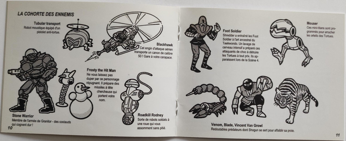 Notice Teenage Mutant Hero Turtles II: The Arcade Game NES - Français -