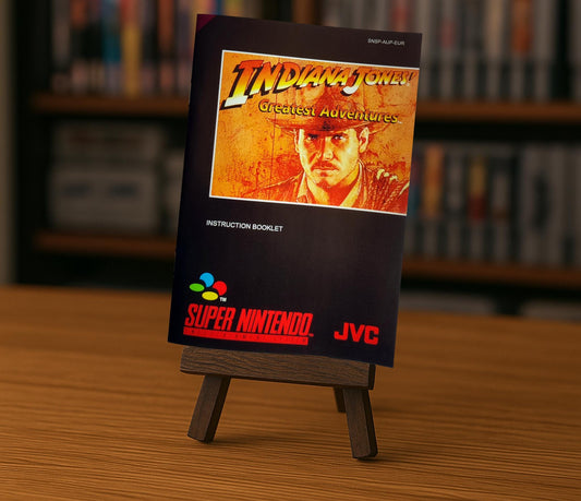 Notice Indiana Jones' Greatest Adventures SNES - Français -