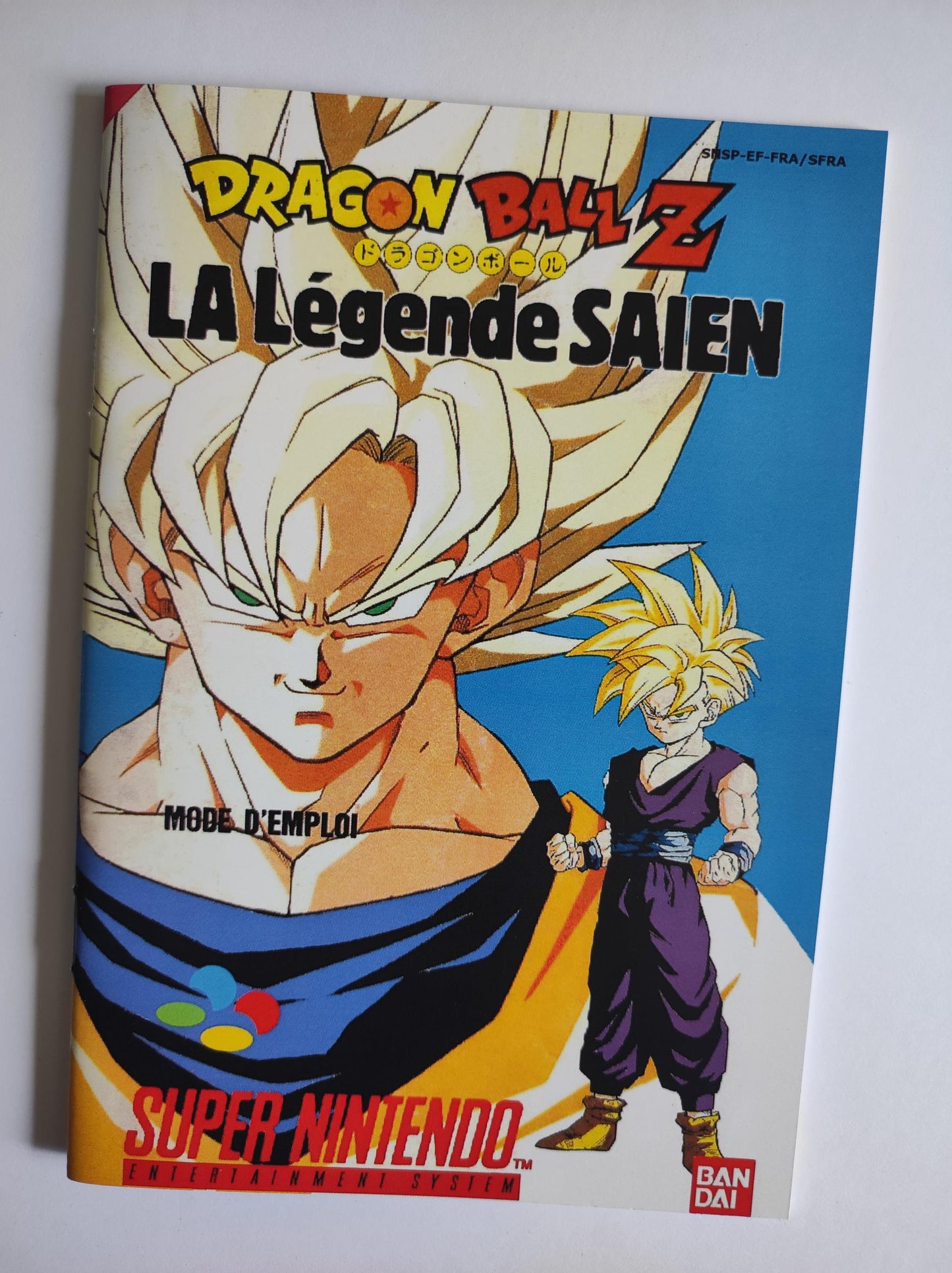 Notice Dragon Ball Z : La Légende Saien SNES - Français -