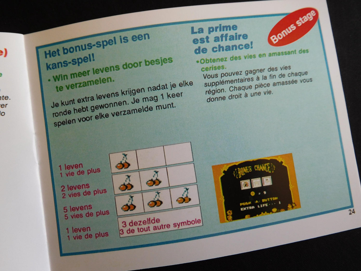 Notice Super Mario Bros. 2 - NES - Français / Néerlandais -