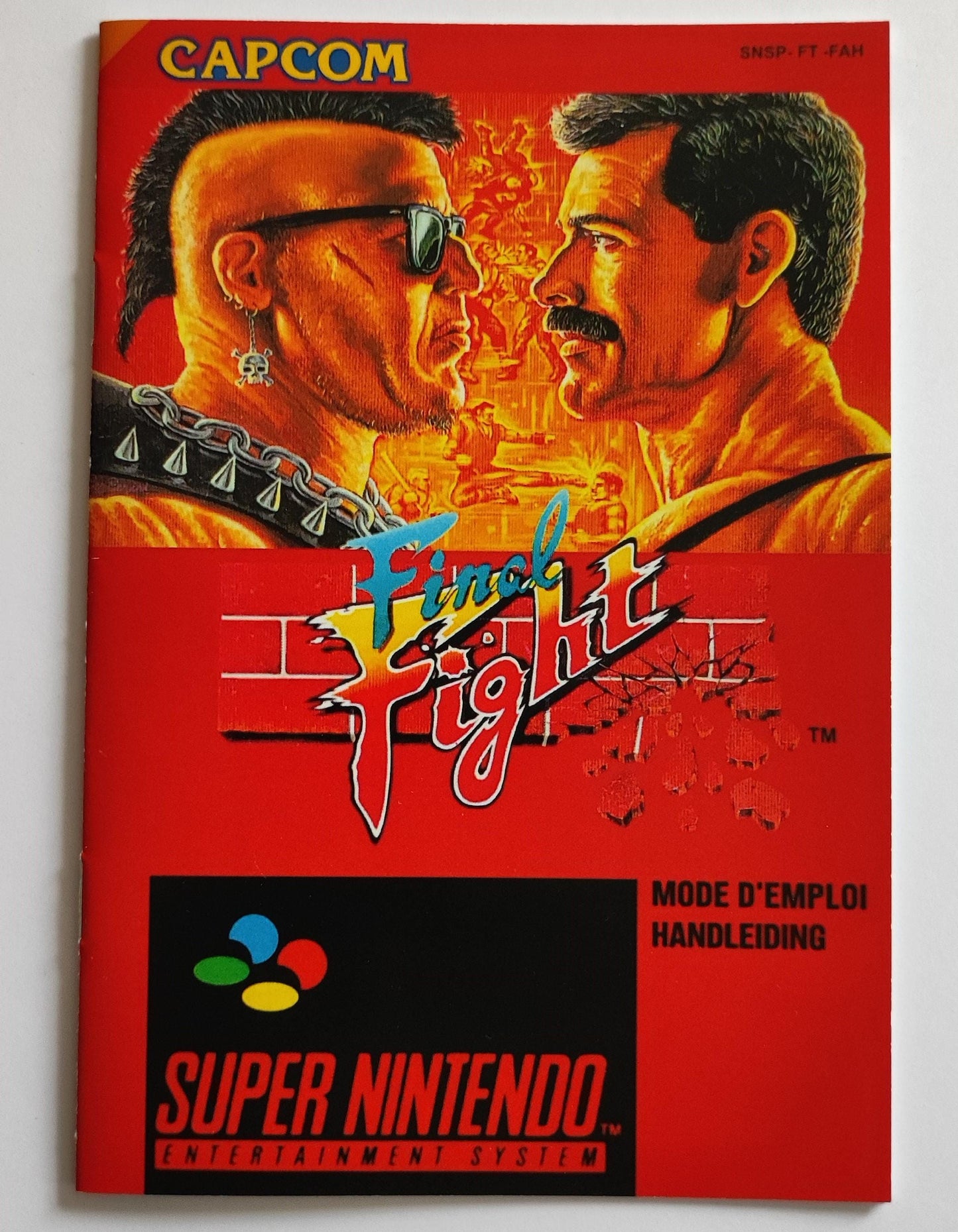 Notice Final Fight SNES - Français -