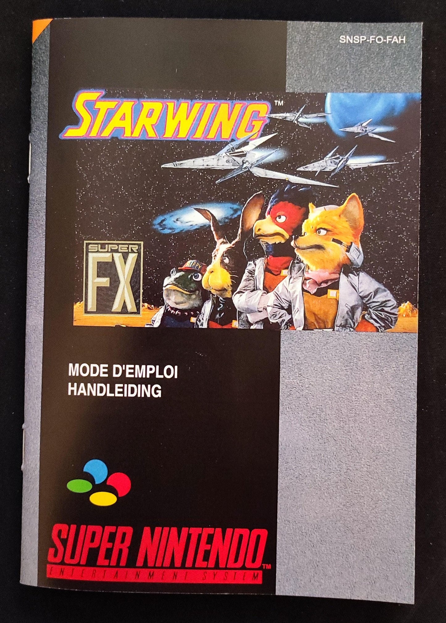 Notice Starwing - SNES - Français -