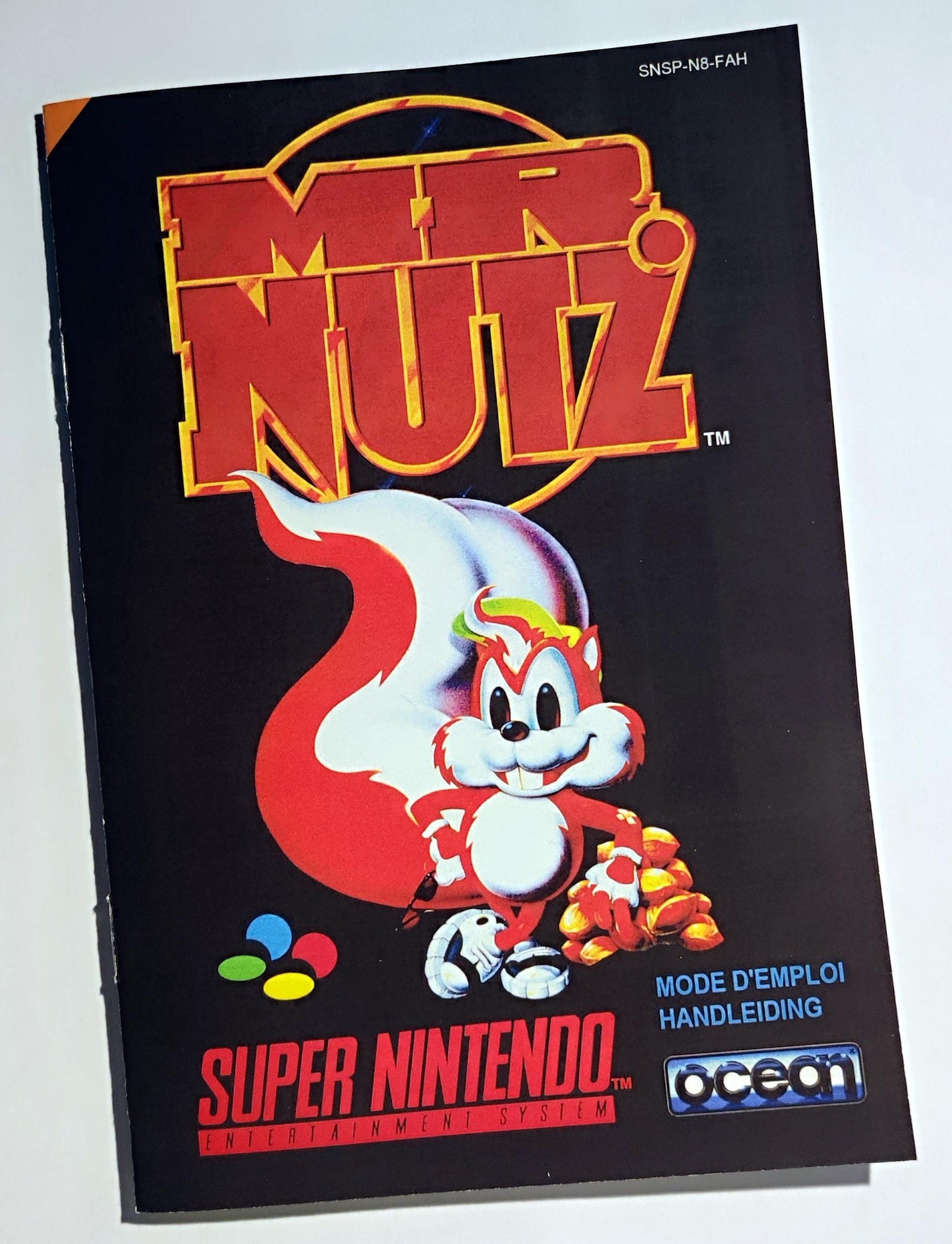 Notice Mr. Nutz - SNES - Français -