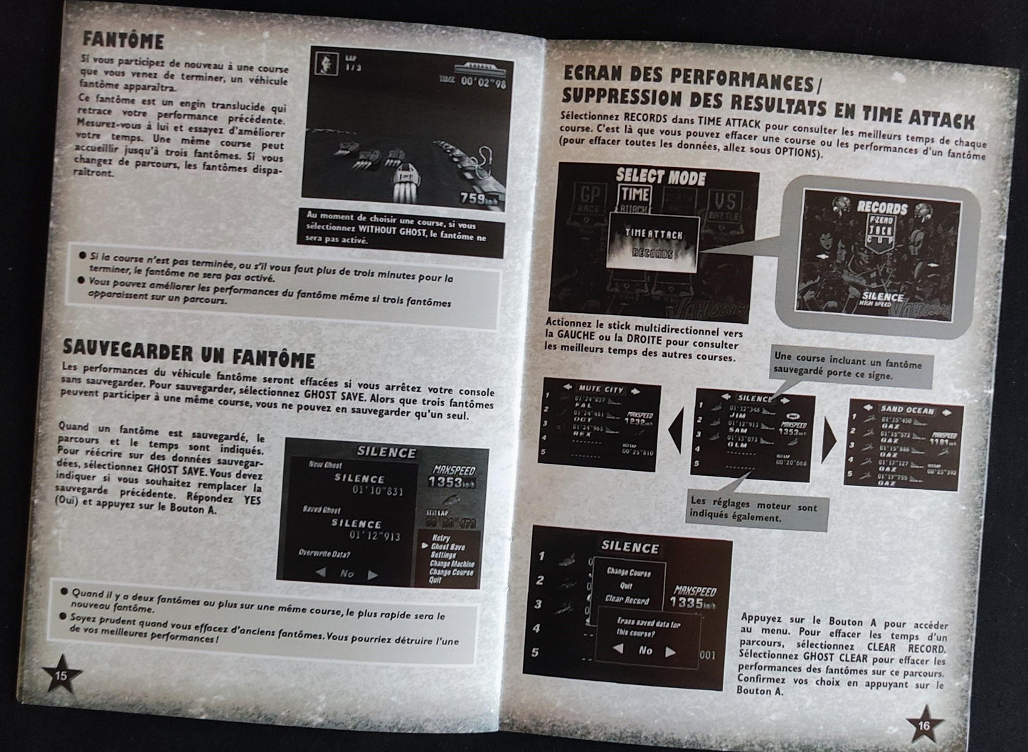 Notice F-Zero X - N64 - Français