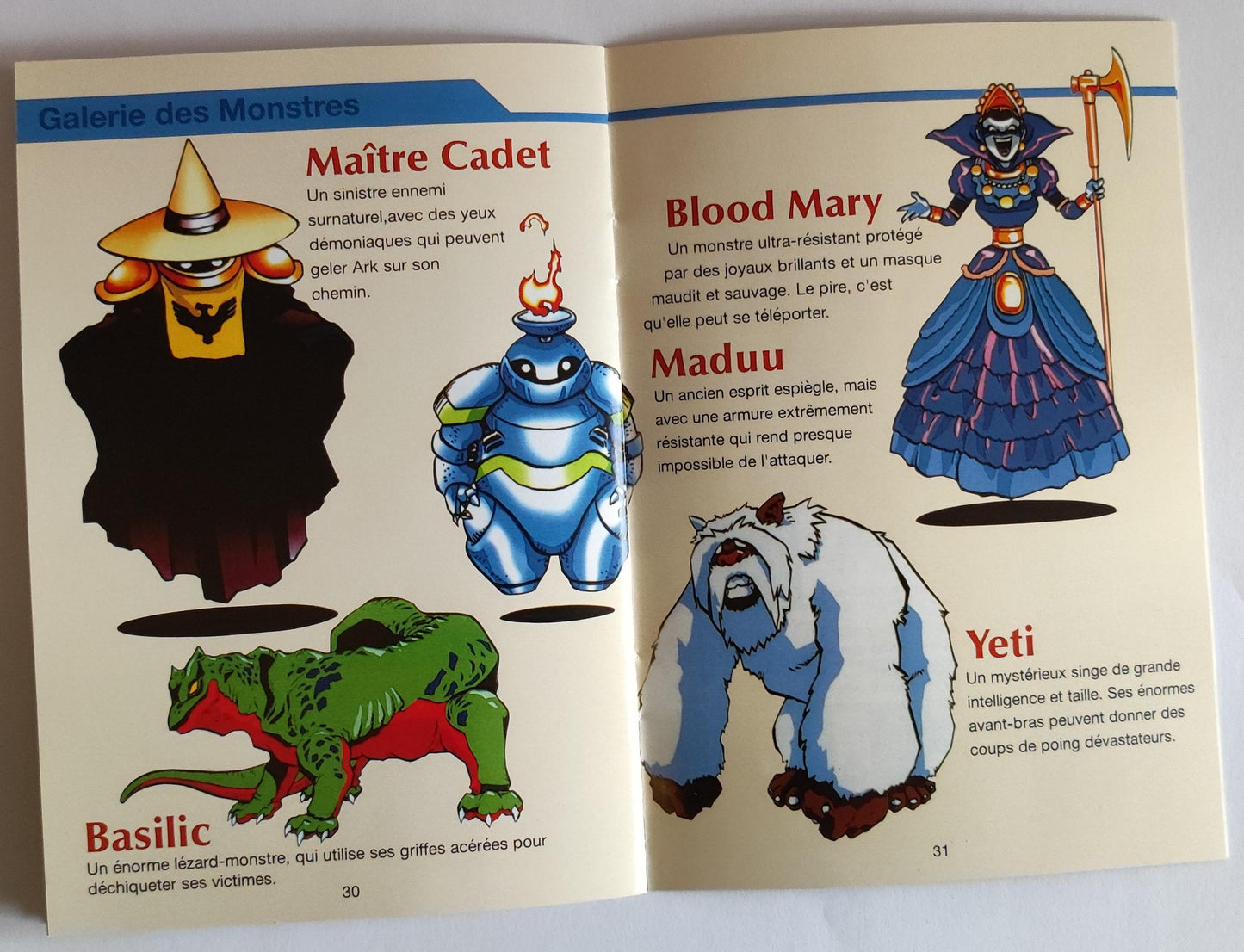 Notice Terranigma - SNES - Français -