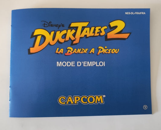 Notice Disney's DuckTales 2 NES - Français -