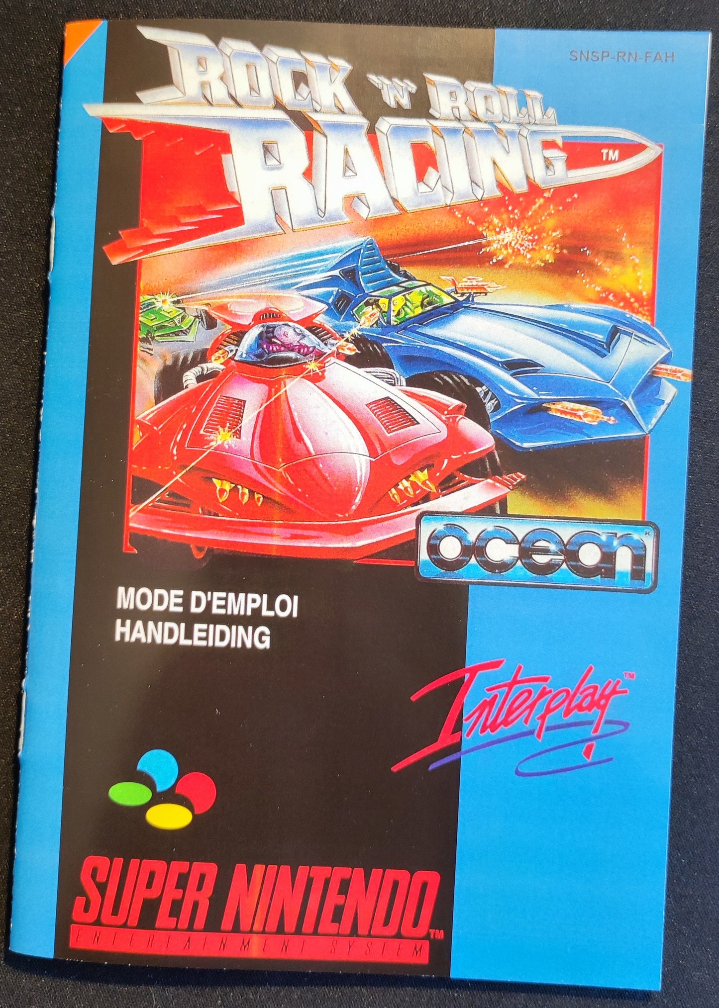 Notice Rock N' Roll Racing SNES - Français -