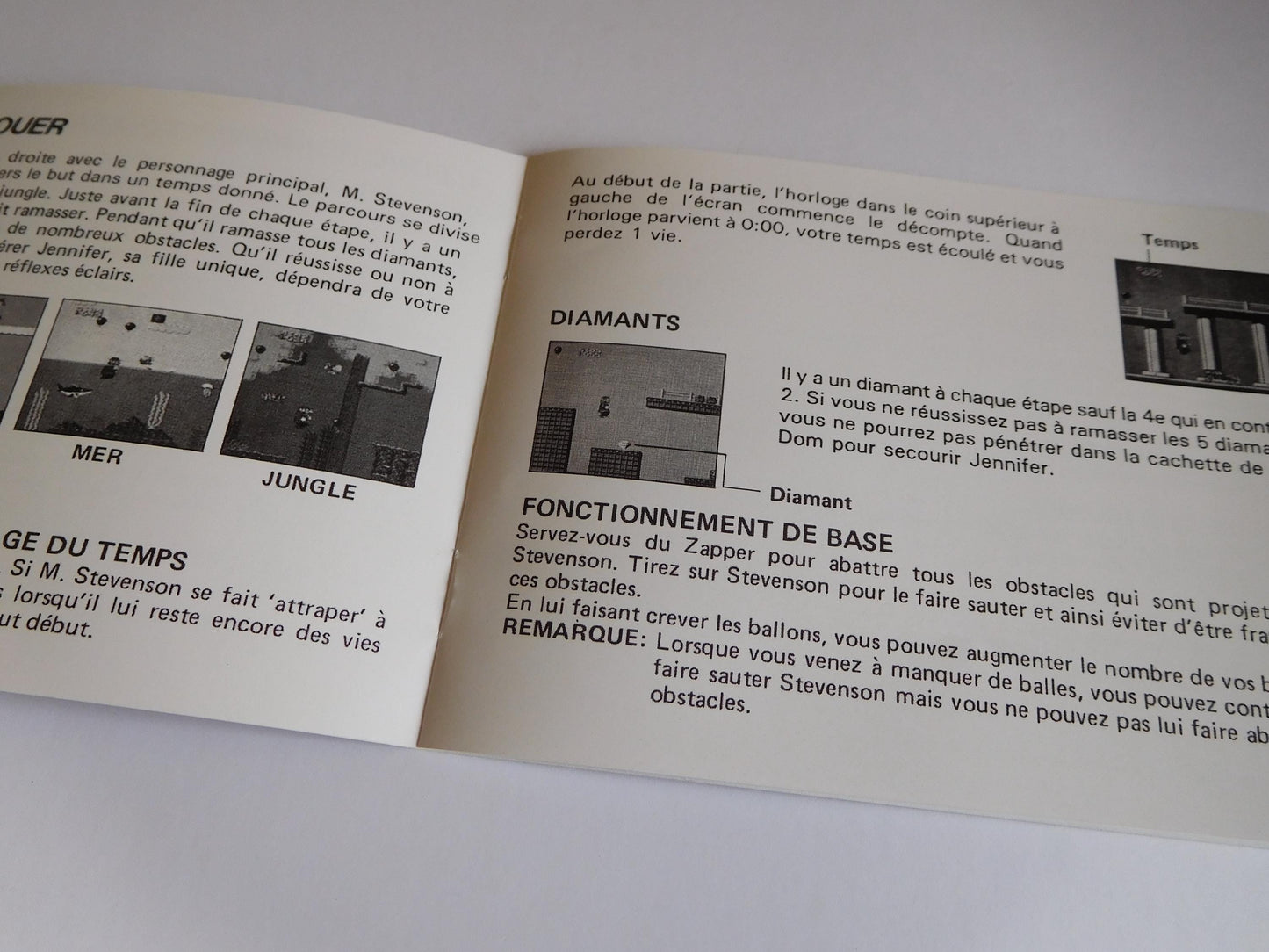 Notice Gumshoe NES - Français -