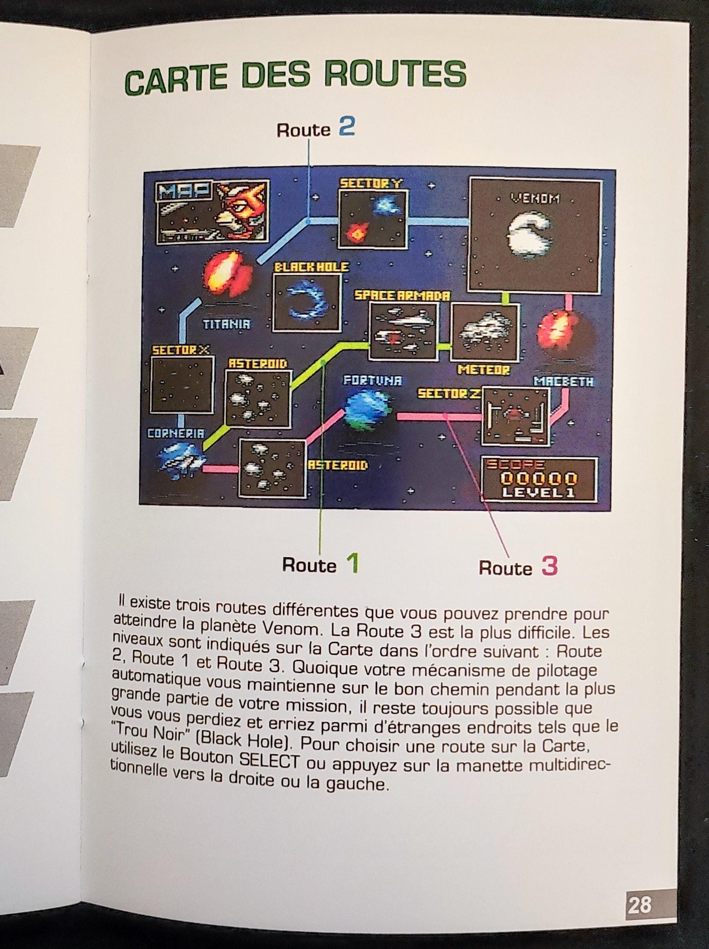 Notice Starwing - SNES - Français -