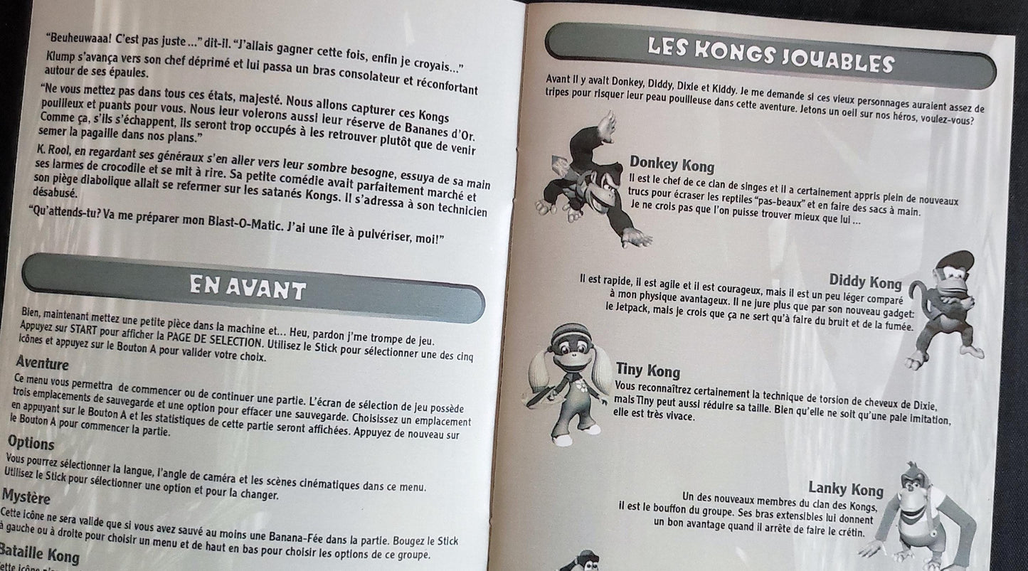 Notice Donkey Kong 64 - N64 - Français
