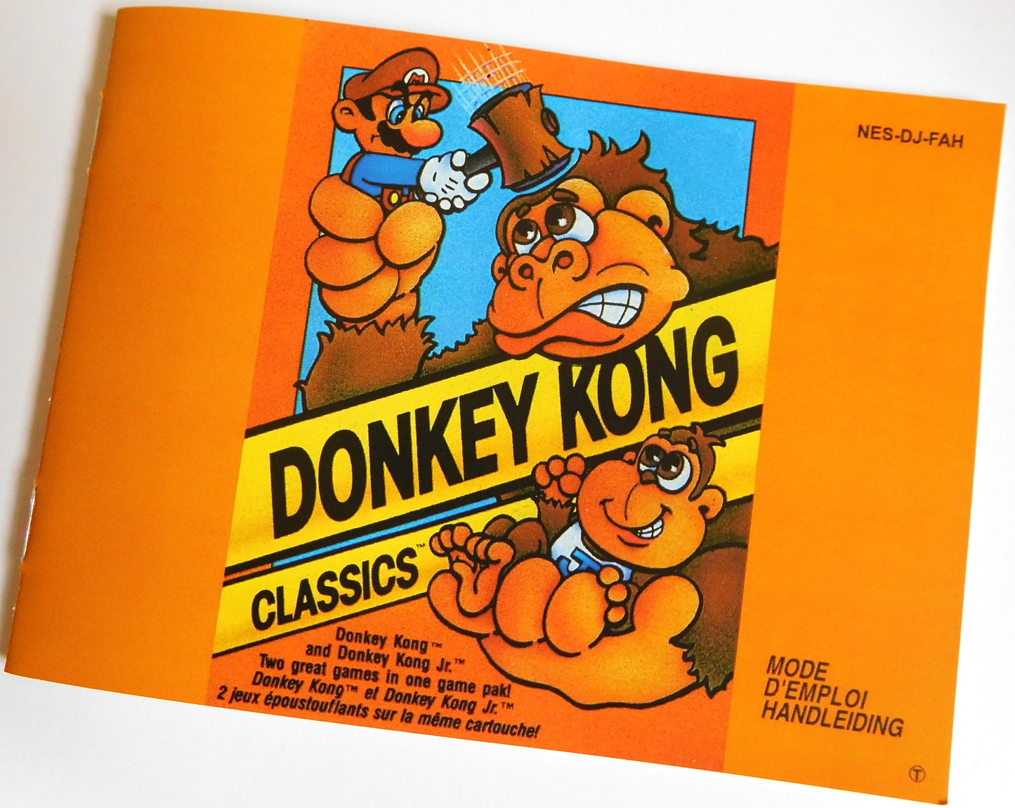 Notice Donkey Kong Classics NES - Français -