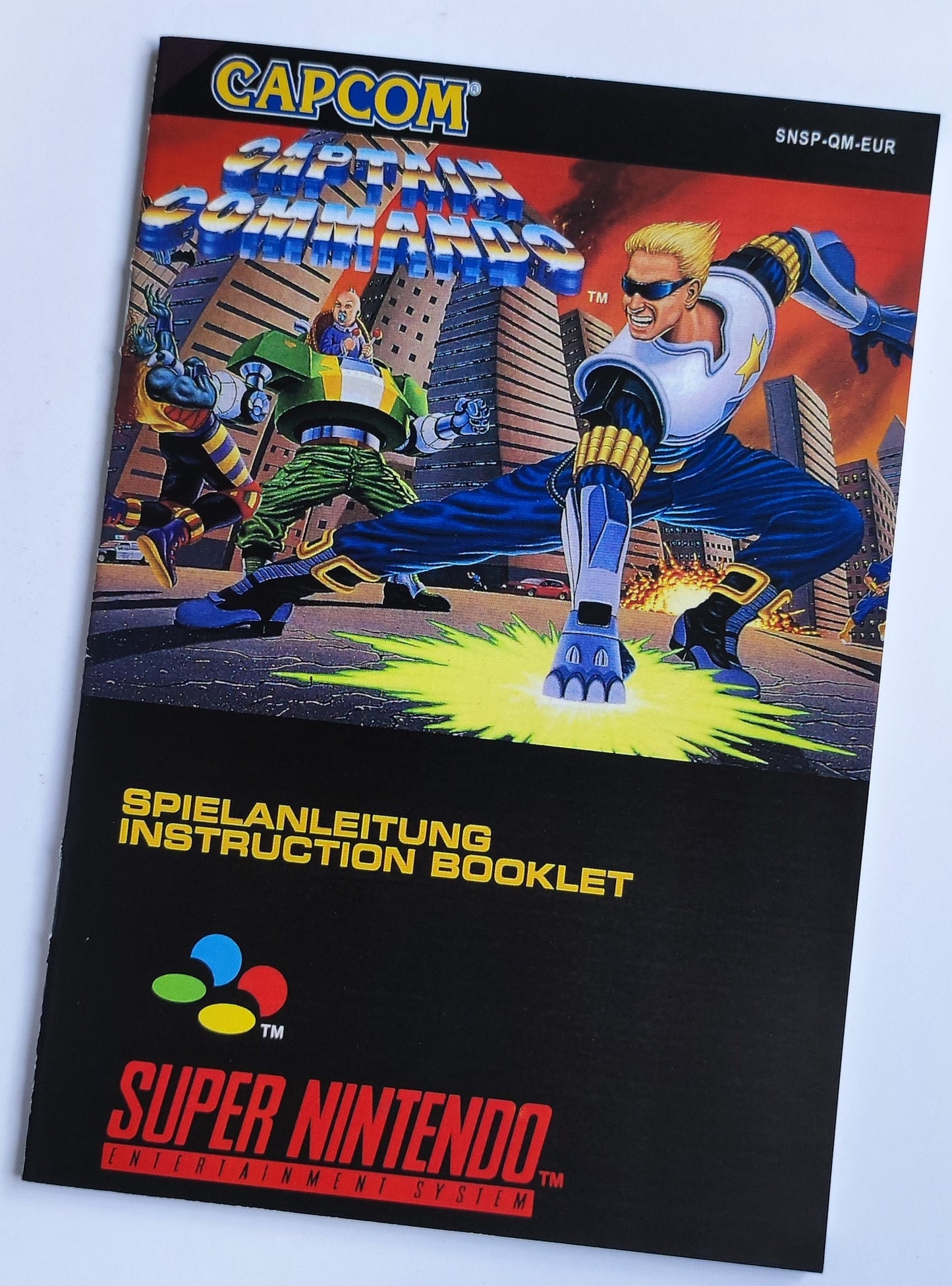 Notice Captain Commando SNES - USA -