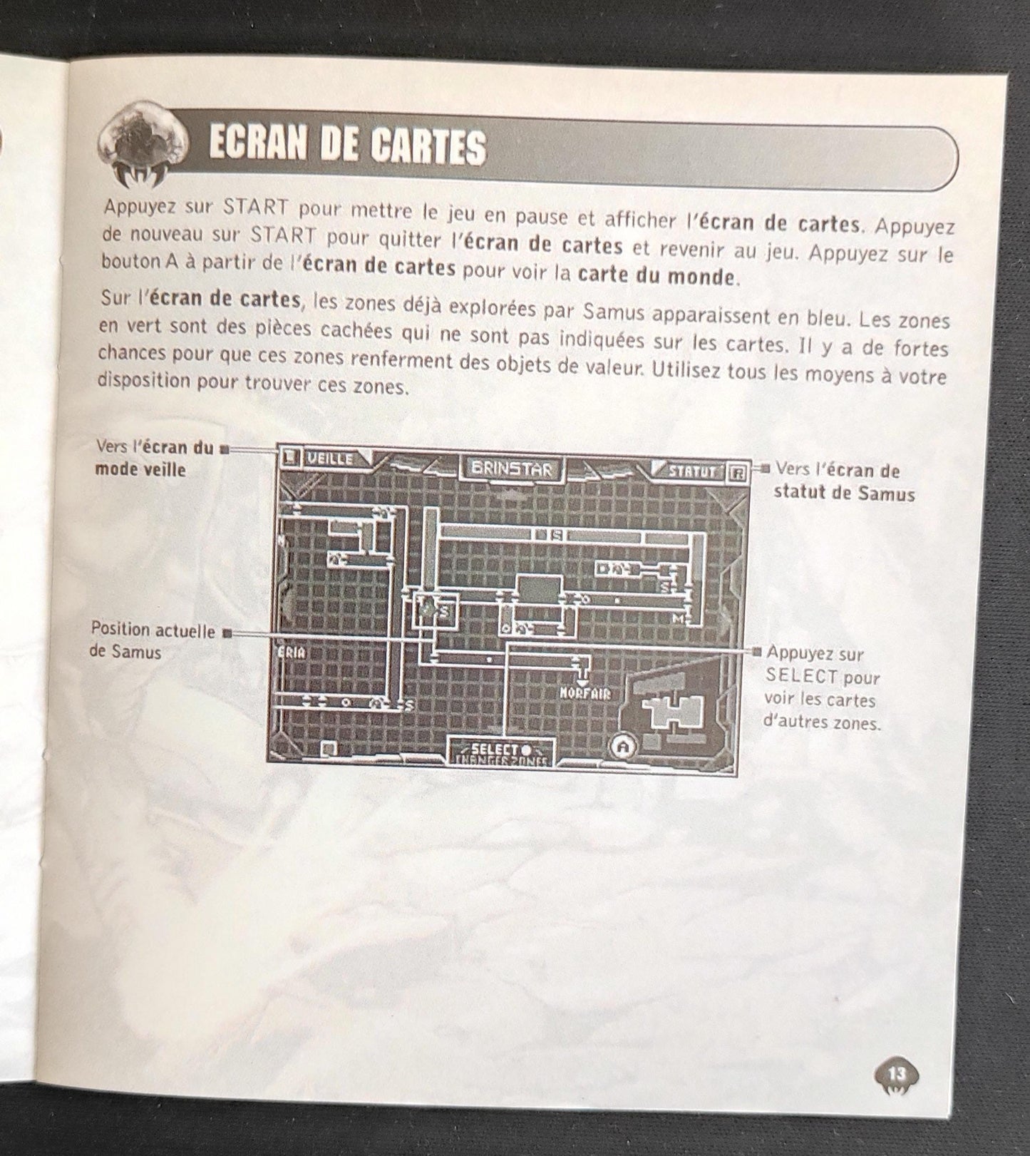 Notice Metroid: Zero Mission - Game Boy Advance - Français -