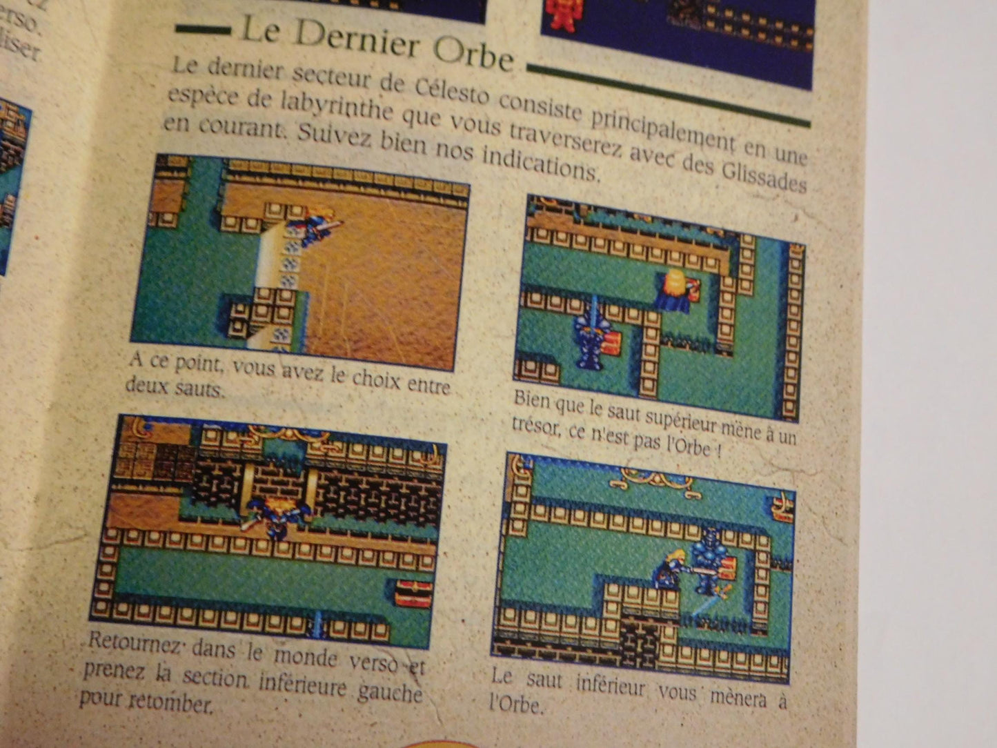 Notice Illusion of Time FRA/SFRA - SNES - Français -