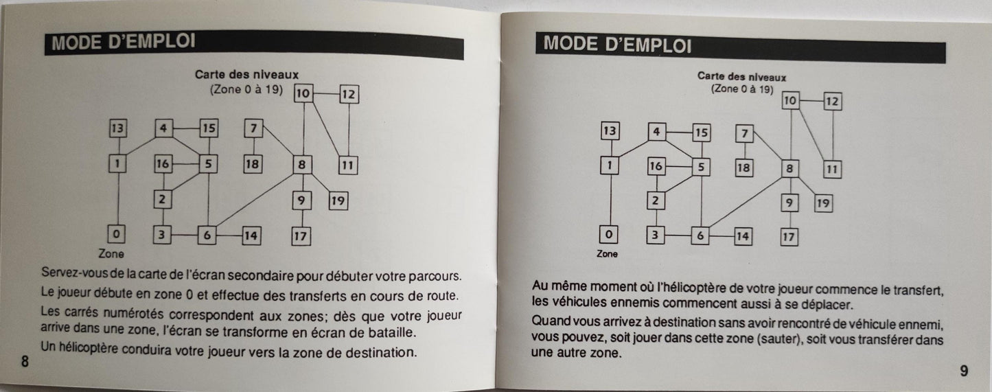 Notice Bionic Commando NES - Français -