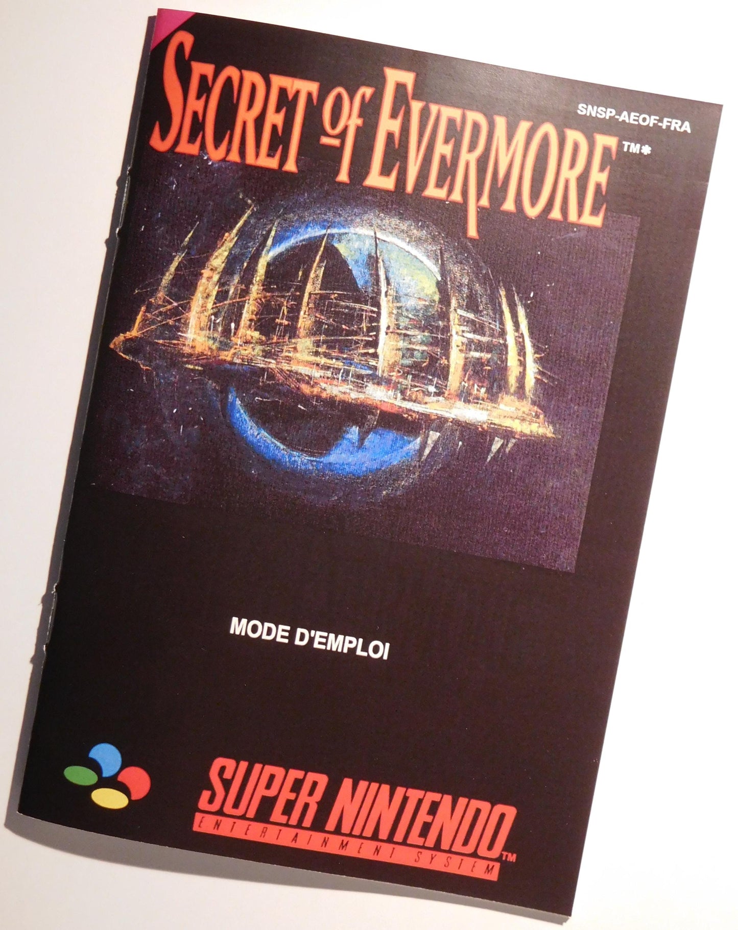 Notice Secret of Evermore - SNES - Français -