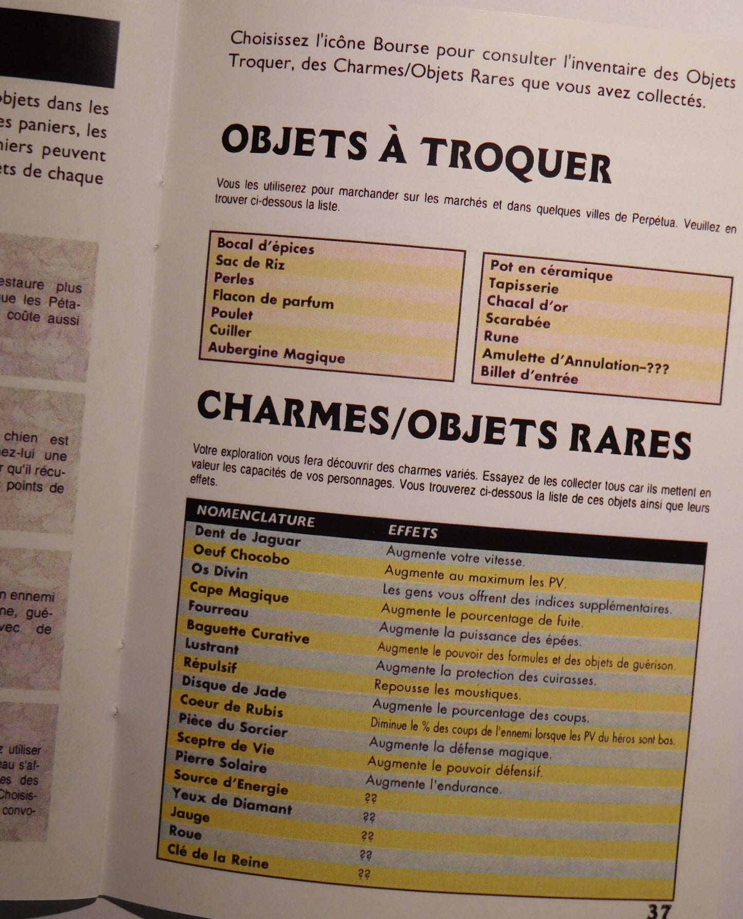 Notice Secret of Evermore - SNES - Français -