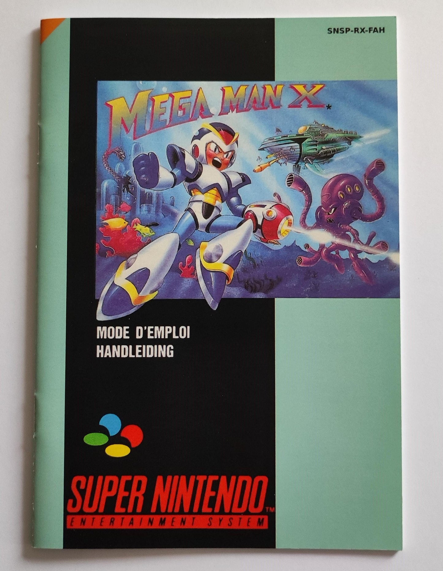 Notice Mega Man X SNES - Français -