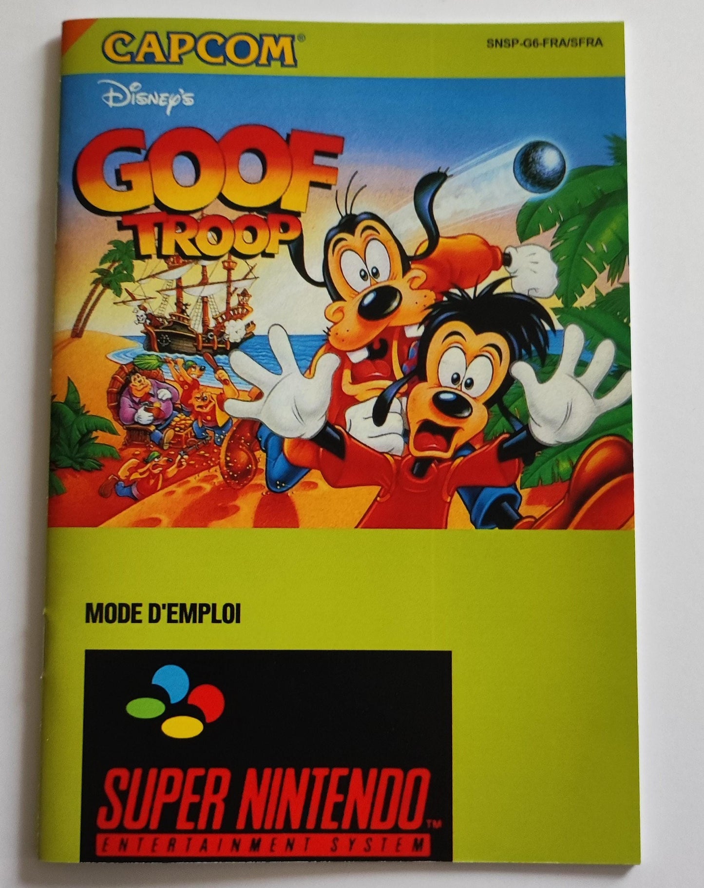 Notice Goof Troop SNES - Français -