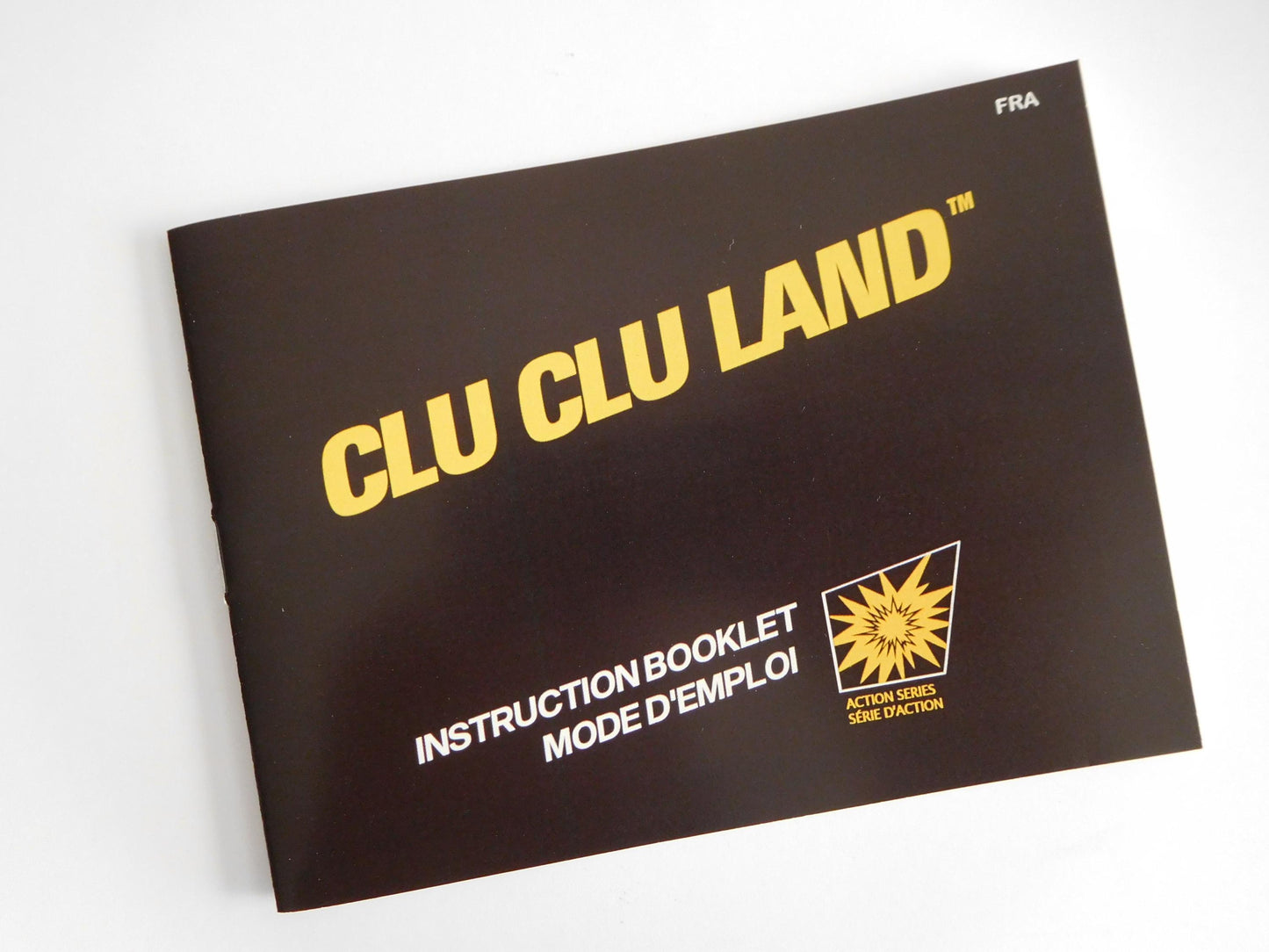 Notice Clu Clu Land - ASD - NES - Français/Anglais -