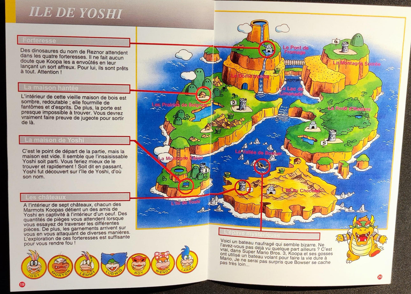 Notice Super Mario World  - SNES - Français -