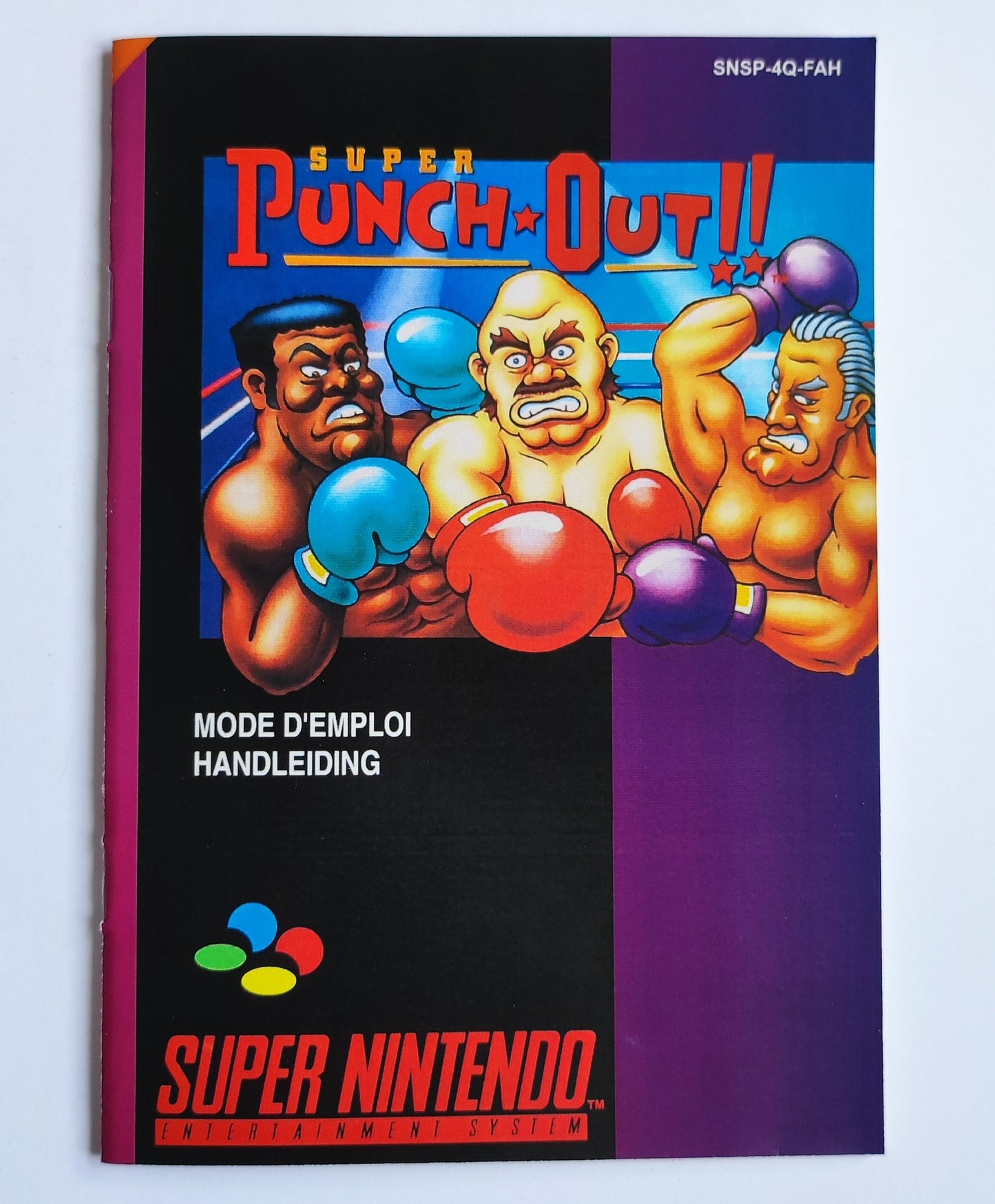 Notice Super Punch-Out!! SNES - Français -