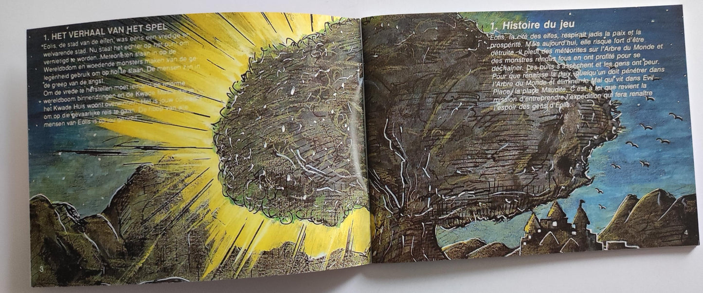 Notice Faxanadu - NES - Français / Néerlandais -