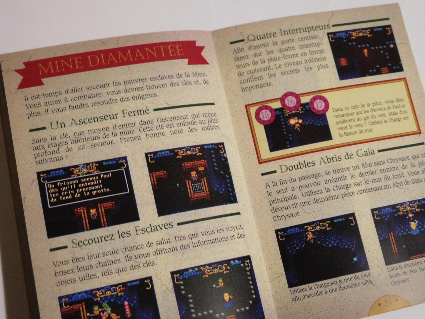 Notice Illusion of Time FRA/SFRA - SNES - Français -