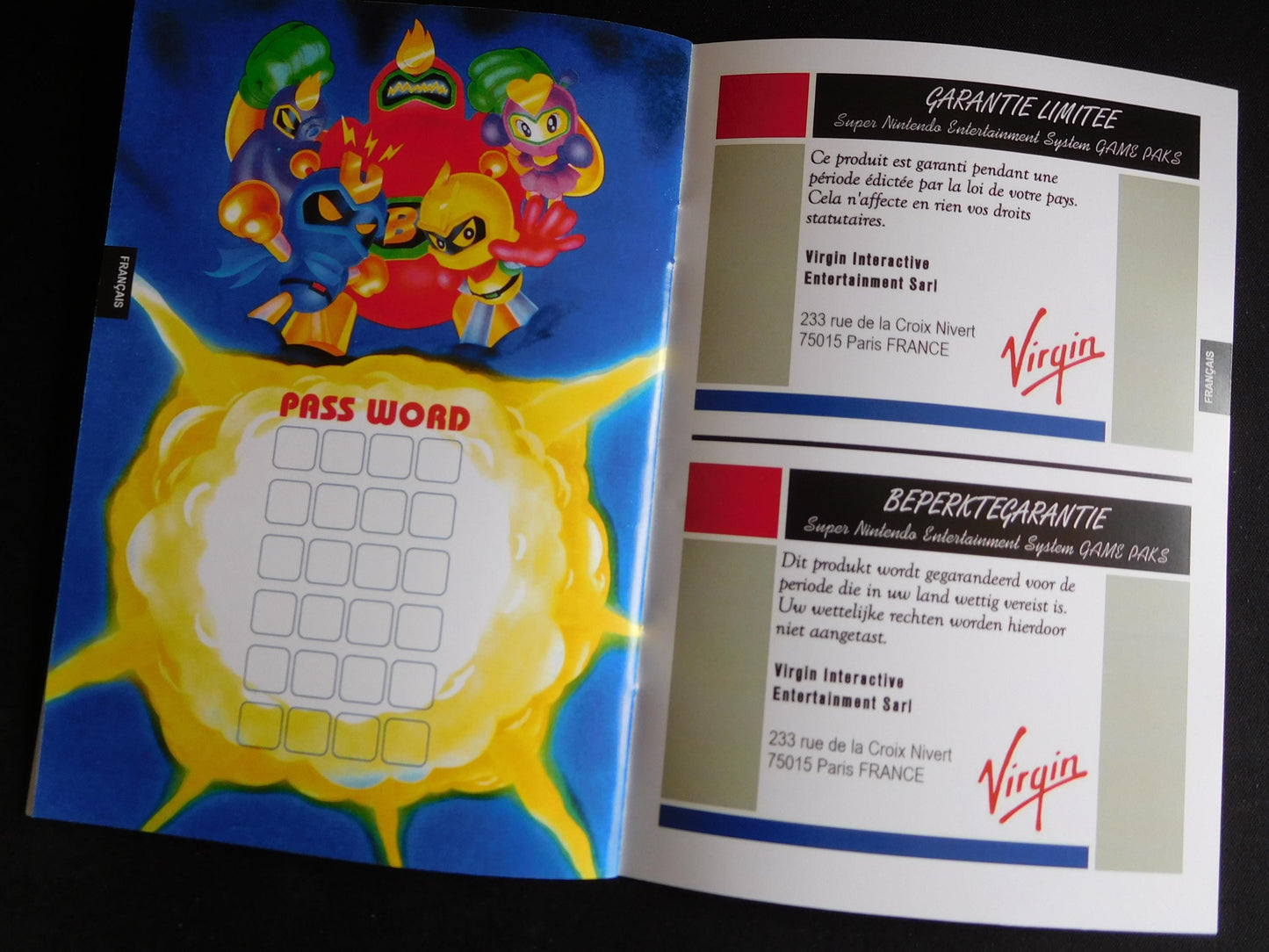 Notice Super Bomberman 2 - SNES - Français -