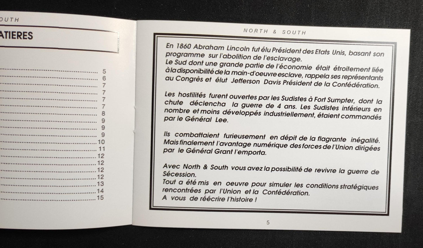 Notice North & South - NES - Français -