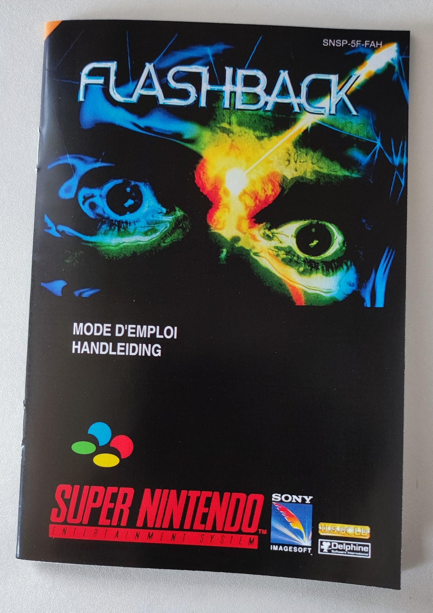 Notice Flashback - SNES - Français -
