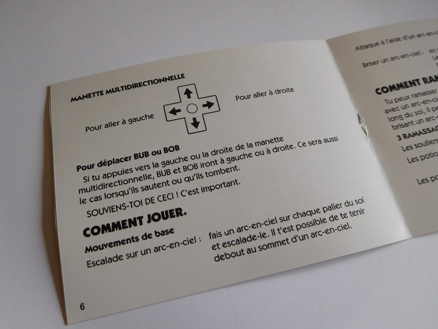 Notice Rainbow Islands: The Story of Bubble Bobble 2 NES - Français -